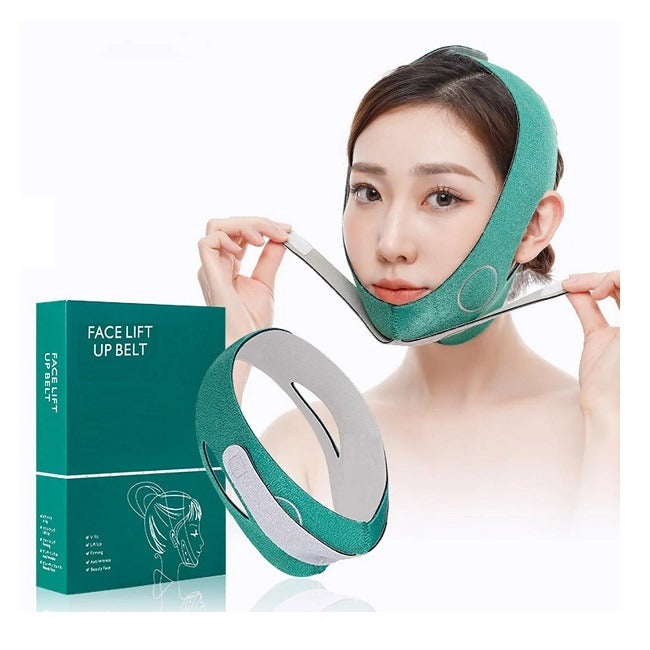Lift-Face Pro™ – Banda Reductora Anti-Papada • Efecto Lifting Visible • Ajuste Cómodo y Firme