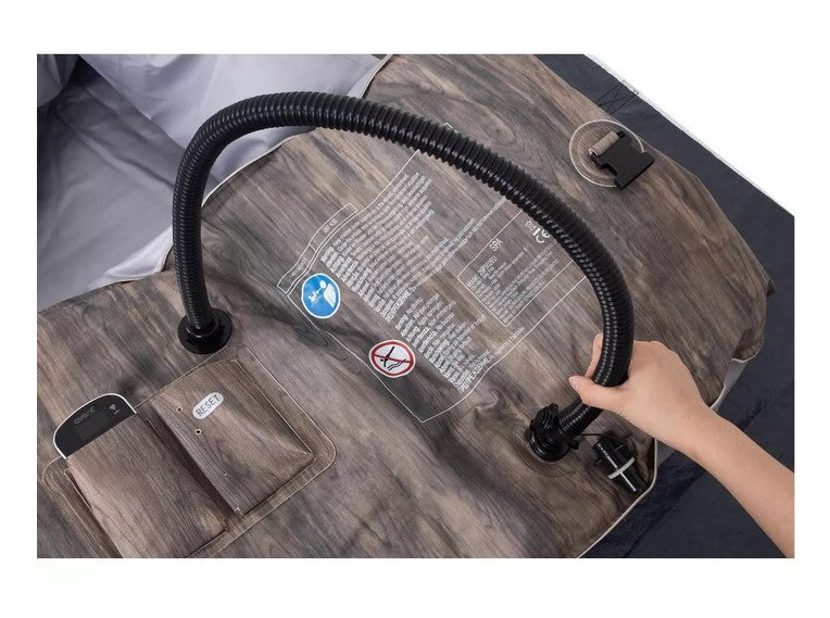 Jacuzzi Hidromasaje Inflable Avenli Boston 3 Personas – Spa Temperado Exterior | 40°C, 580L, Lujo y Relajo en Casa